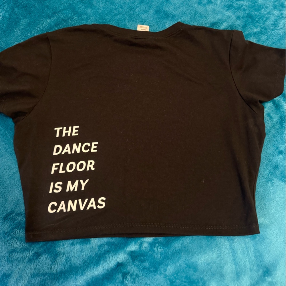 Zumba Black Crop Top L (Canvas)